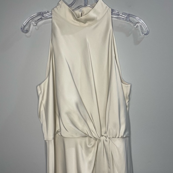 Ted Baker Lelly Halter Dress Ivory Sz 6/Ted Sz 2 - Picture 6 of 9